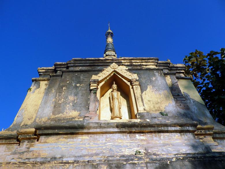 Free stock image of Buddha and pagoda created by Chas Mac