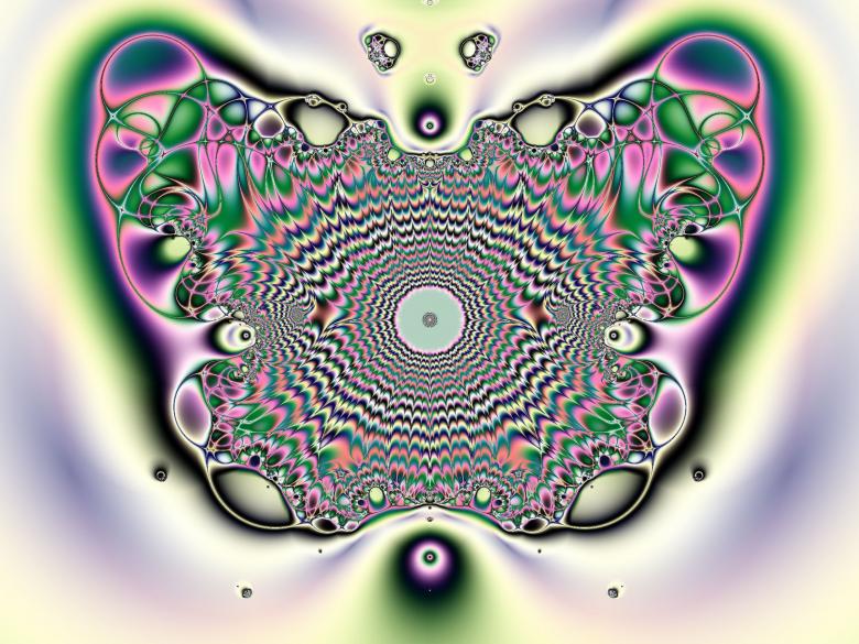 Free stock image of Butterfly fractal background created by Chas Mac