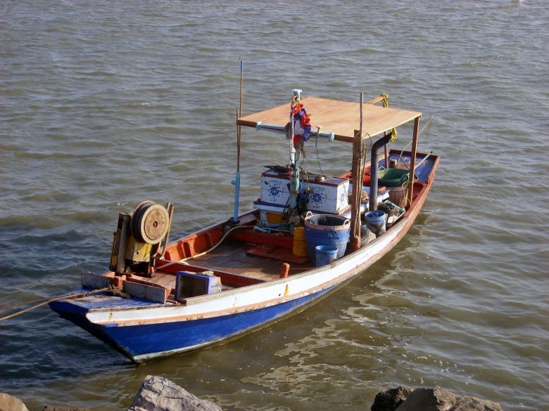 Free stock image of Small Thai fishing boat created by Chas Mac