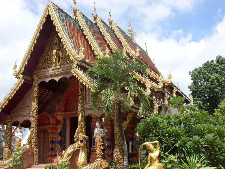 Free stock image of A Thai Buddhist Temple created by Chas Mac