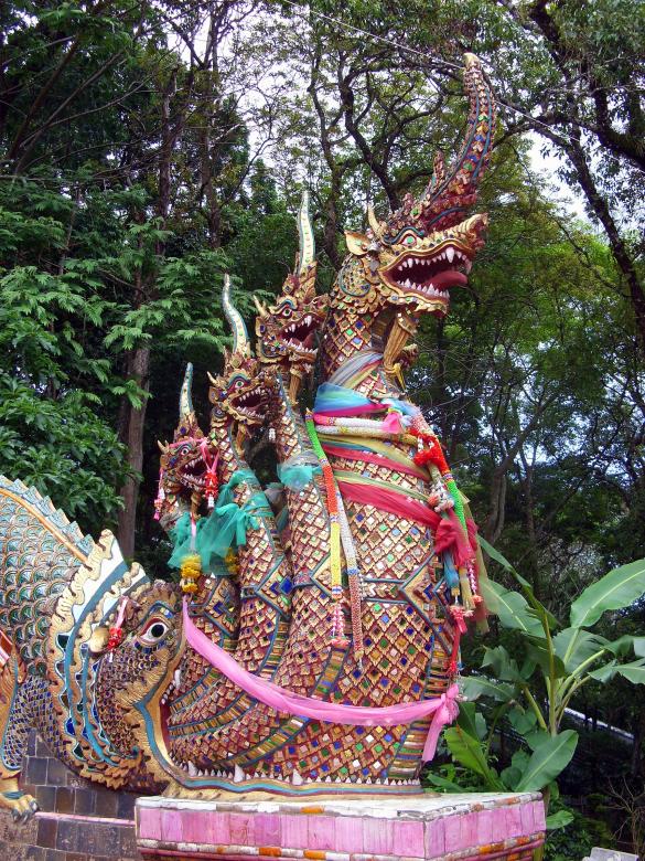 Free stock image of Multi-headed Naga created by Chas Mac