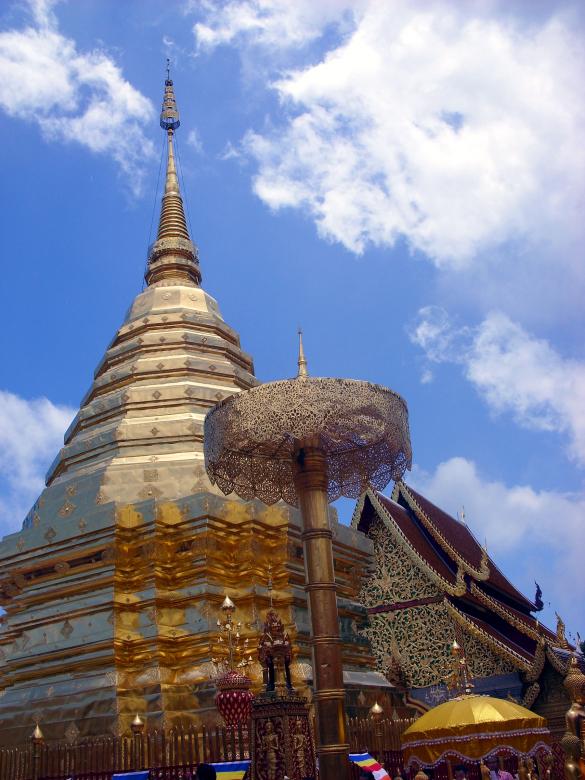 Free stock image of Buddhist Temple Pagoda - Doi Suthep created by Chas Mac