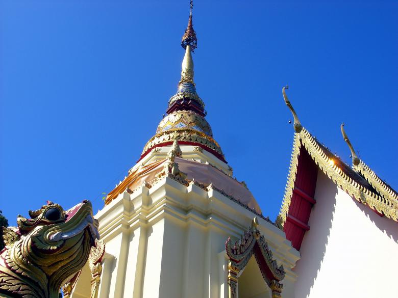 Free stock image of Thai Buddhist temple pagoda  created by Chas Mac