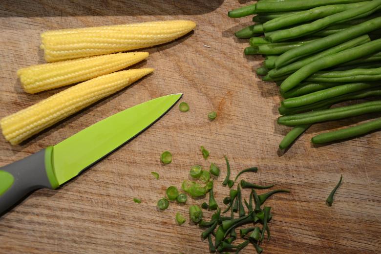 Free stock image of Green beans and baby corns created by Tomas Adomaitis