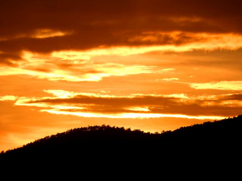 Free stock image of Sunset sky and clouds created by Chas Mac