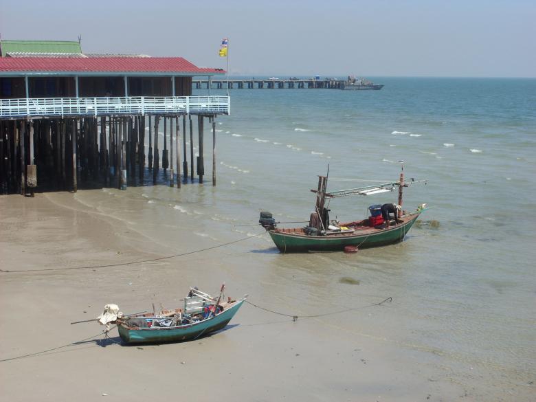 Free stock image of Small Thai fishing boats created by Chas Mac