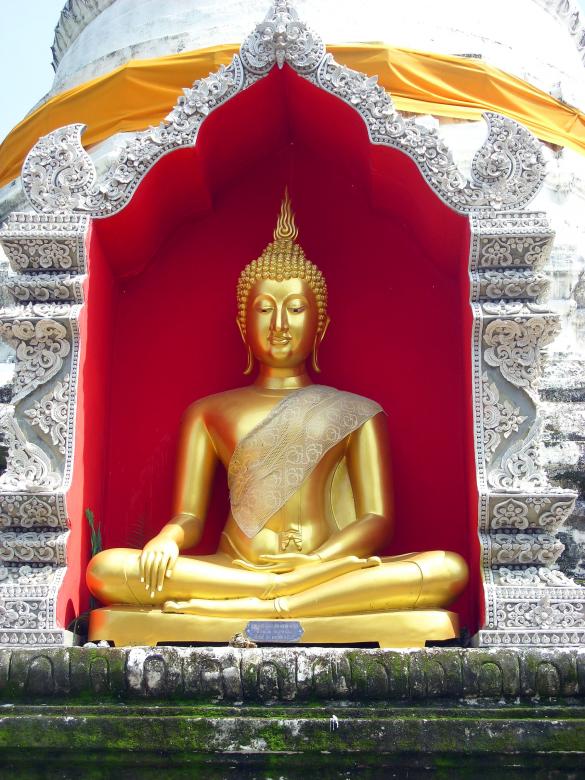 Free stock image of Buddha in Pagoda created by Chas Mac