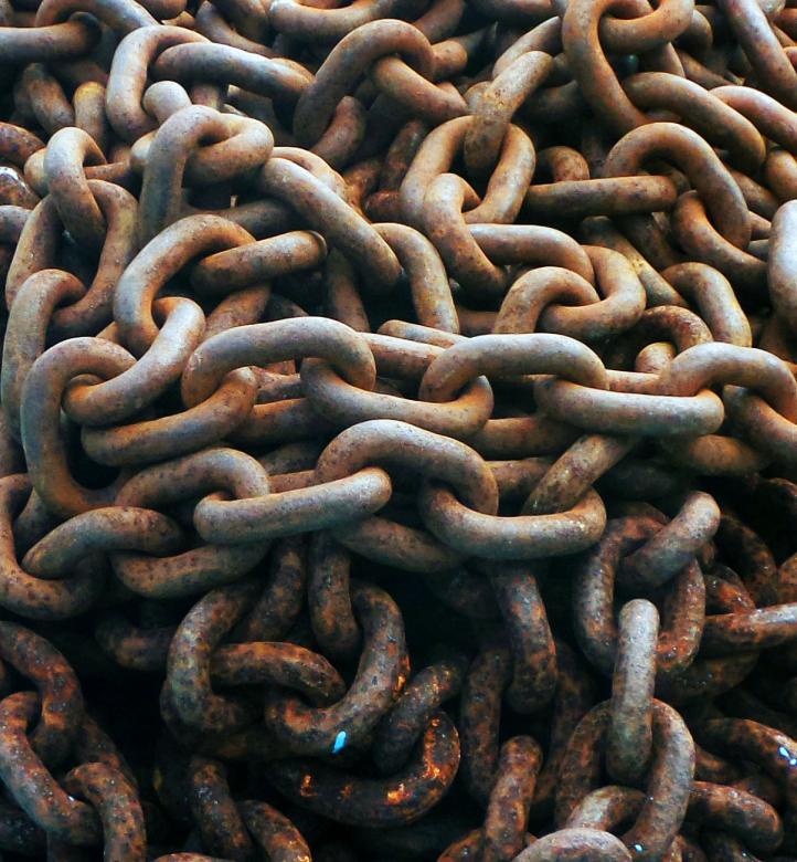 Free stock image of Chain texture created by Chas Mac