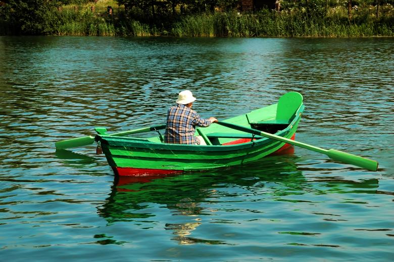 Free stock image of Old man in the boat created by HappyEnd