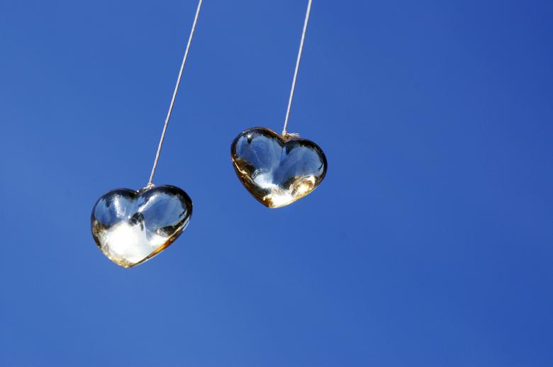 Free stock image of Two hearts created by HappyEnd