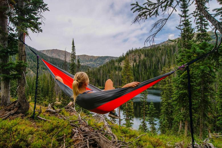 Free stock image of Hang Bed in Nature created by Unsplash