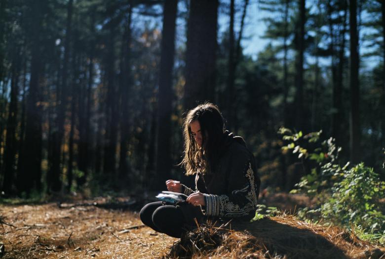 Free stock image of Writer in the Woods created by Unsplash