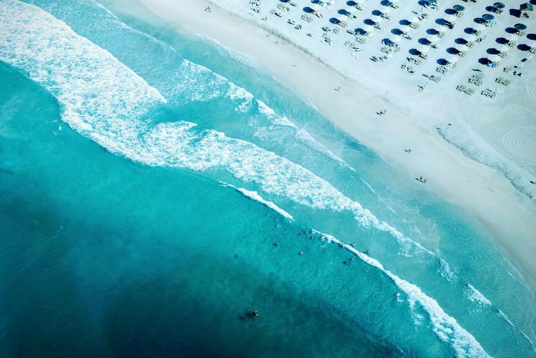 Free stock image of Beach Aerial created by Unsplash