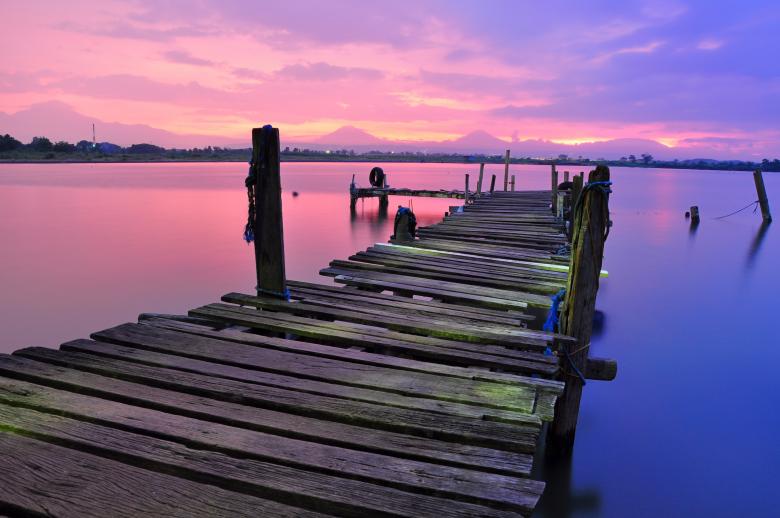 Free stock image of The Pier at Sunset created by Unsplash