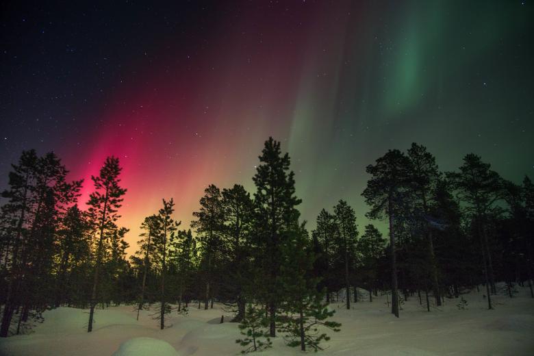 Free stock image of Colorful Northern Lights created by Unsplash