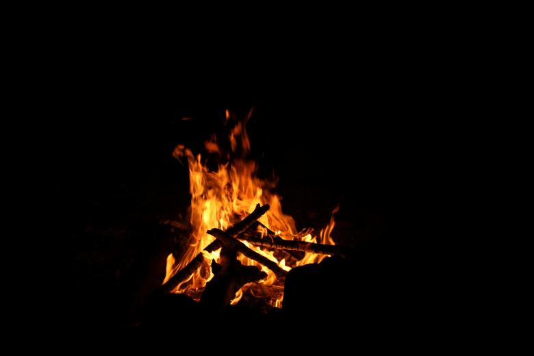 Free stock image of Flames in the Dark created by Unsplash