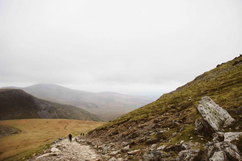 Free stock image of Walking down the Mountain created by Unsplash