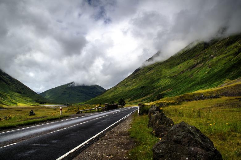 Free stock image of Road to the Mountains created by Unsplash