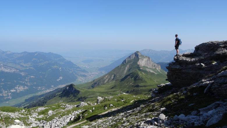 Free stock image of Hiker on the rock created by Unsplash