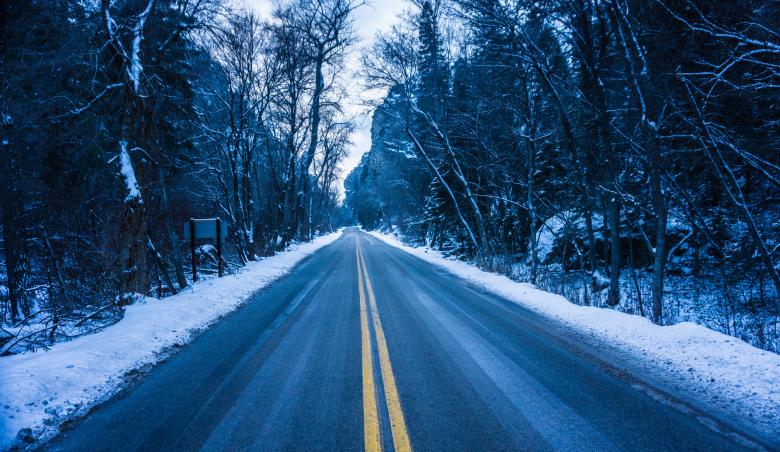 Free stock image of Icy Road created by Unsplash