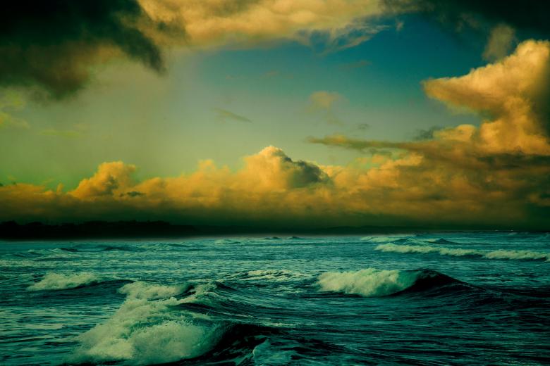 Free stock image of Blue Waves created by Unsplash