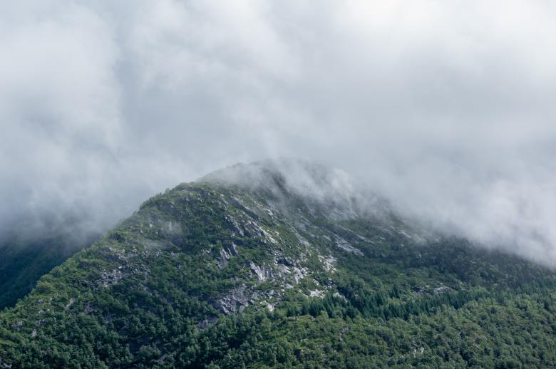 Free stock image of Cloudy Mountain created by Unsplash