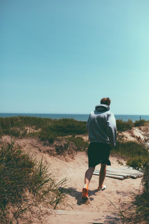 Free stock image of Hiker on the run created by Unsplash