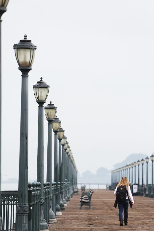 Free stock image of Light Poles at the peer created by Life of Pix