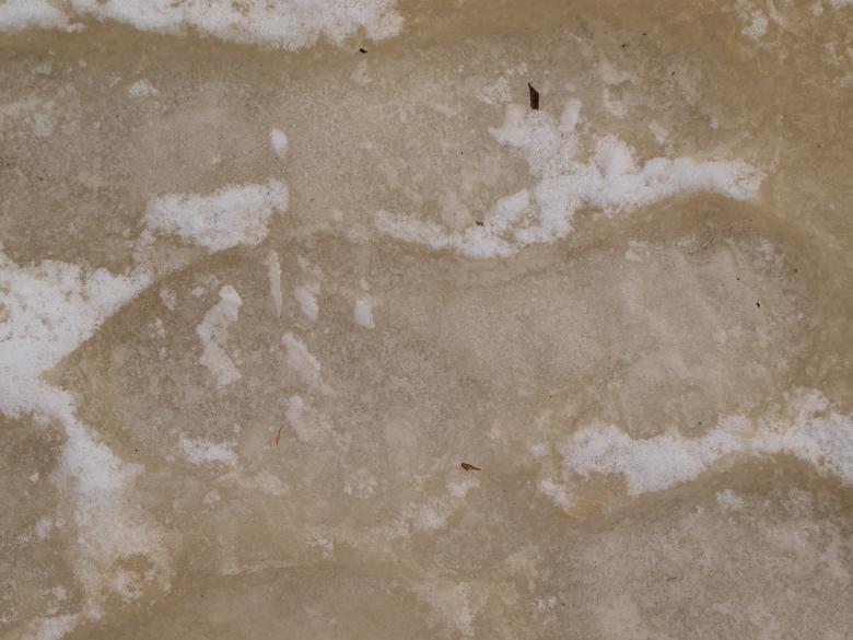 Free stock image of Footstep Ice Texture created by Marko Mäkinen
