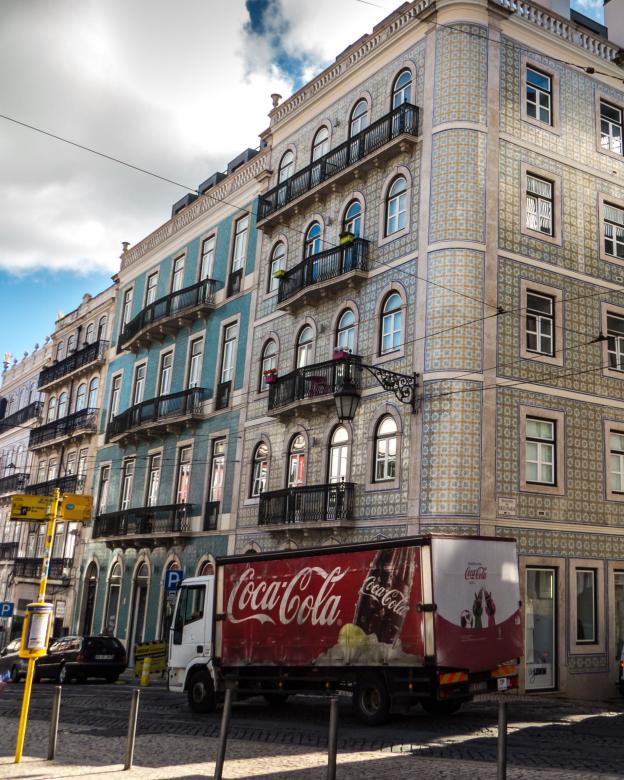 Free stock image of Coca cola in the center created by Janis Urtans
