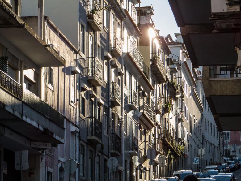 Free stock image of Lisbon architecture - sunny street created by Janis Urtans