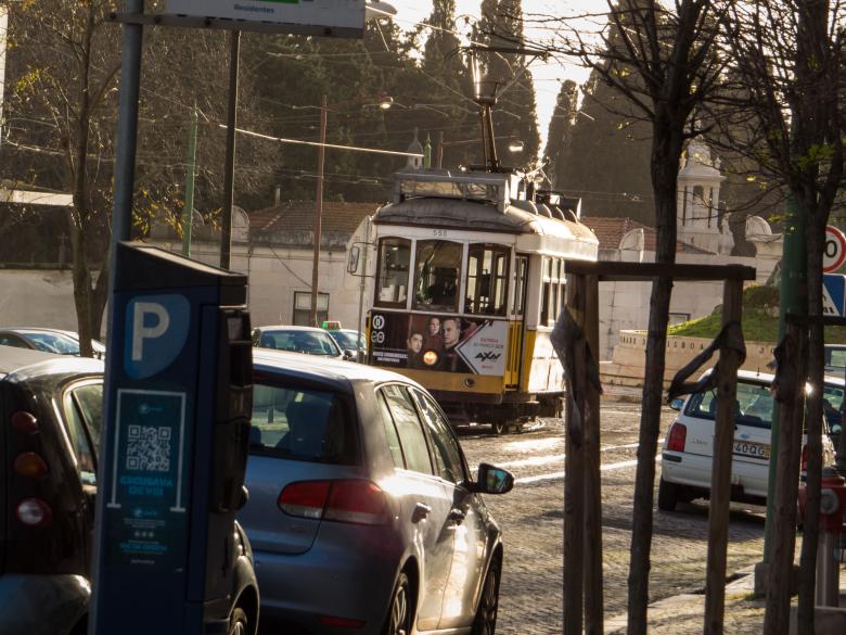 Free stock image of Tram under evening sun  created by Janis Urtans