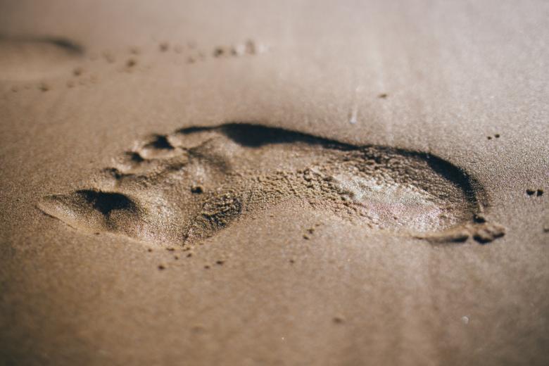 Free stock image of Footstep created by Negativespace