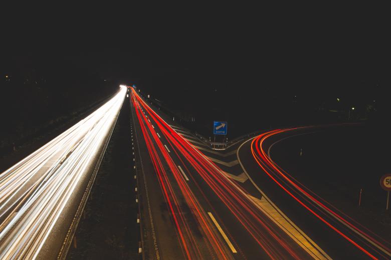 Free stock image of Highway Long Exposure created by Negativespace