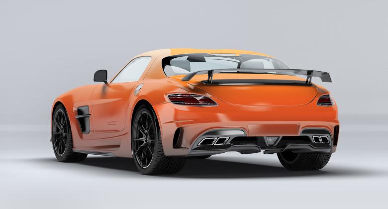 Free stock image of Mercedes SLS AMG Orange created by Piotr Grudzien