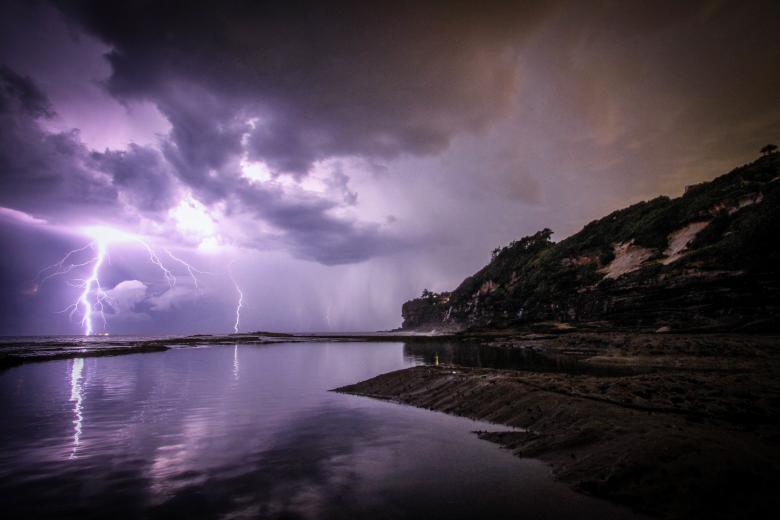 Free stock image of Storm in the evening created by Unsplash