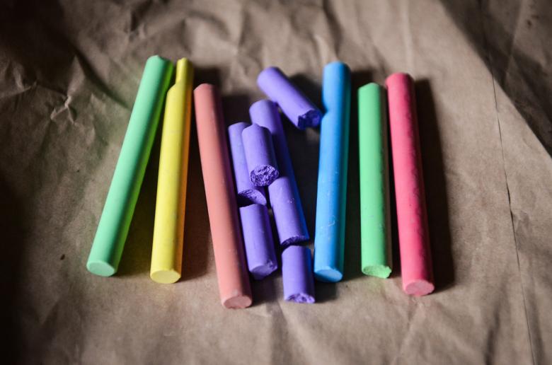 Free stock image of Colored Chalks created by Unsplash