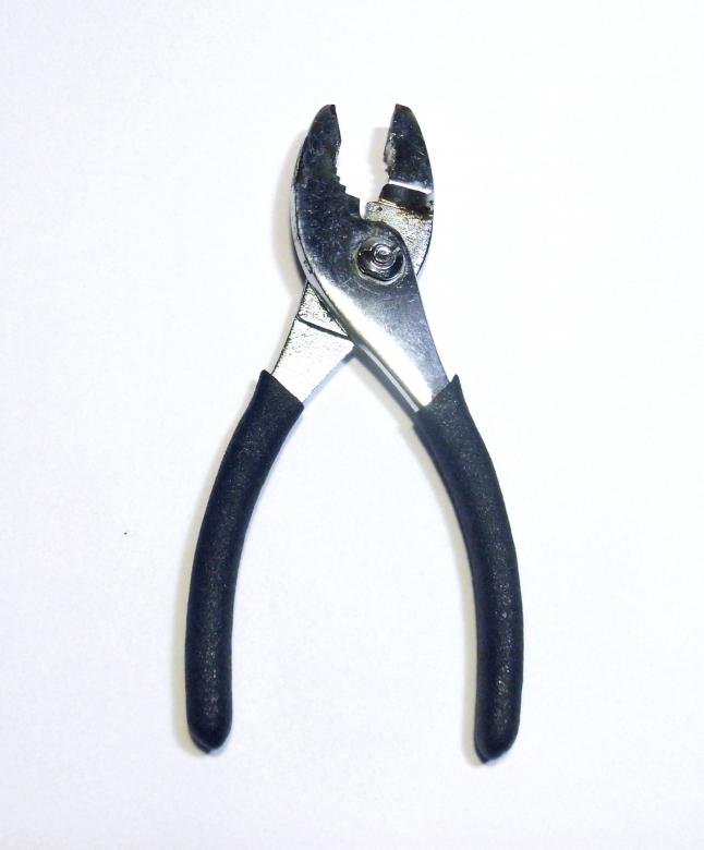Free stock image of Stainless steel pliers created by David M