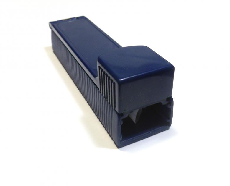 Free stock image of Blue cigarettes rolling machine created by David M