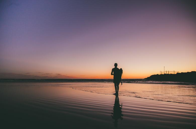 Free stock image of Surfer created by StockSnap