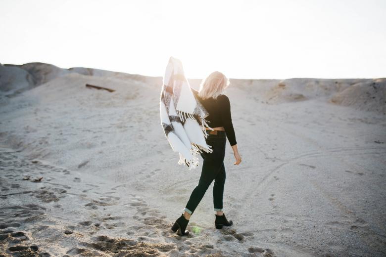 Free stock image of Walking Girl created by StockSnap