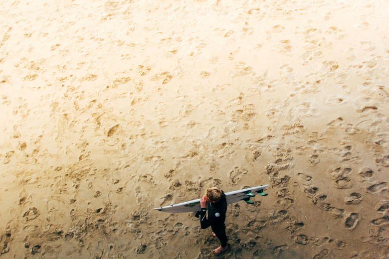 Free stock image of Surfer created by StockSnap