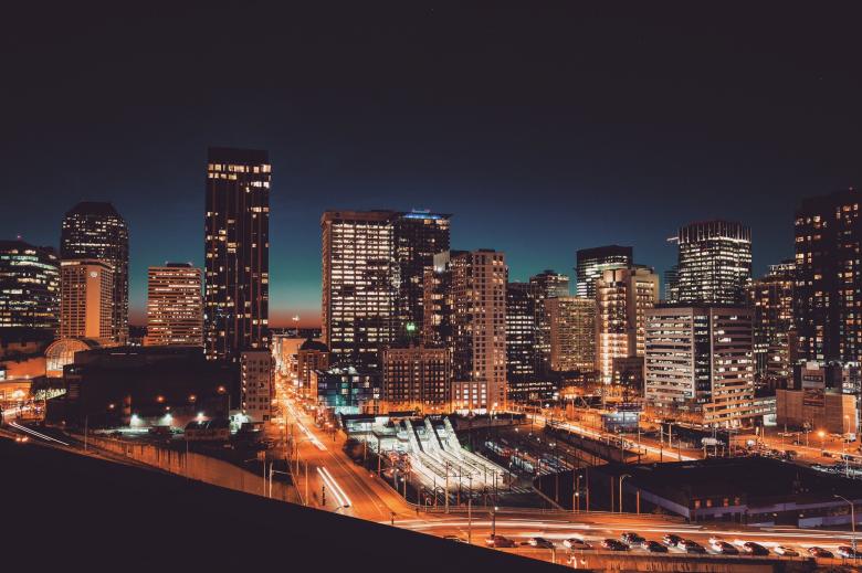 Free stock image of City At Night created by StockSnap