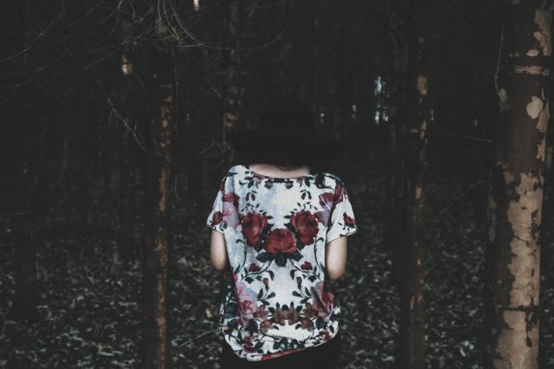 Free stock image of Girl In The Forest created by StockSnap