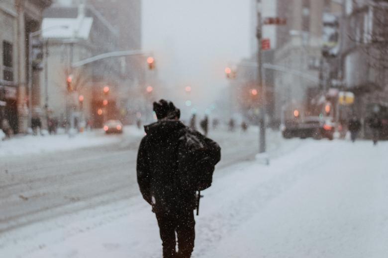 Free stock image of Snowfall created by Unsplash