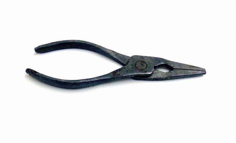 Free stock image of Old rusted metal needle nose pliers created by David M