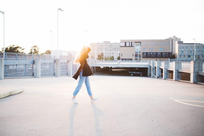 Free stock image of Walking Girl created by StockSnap
