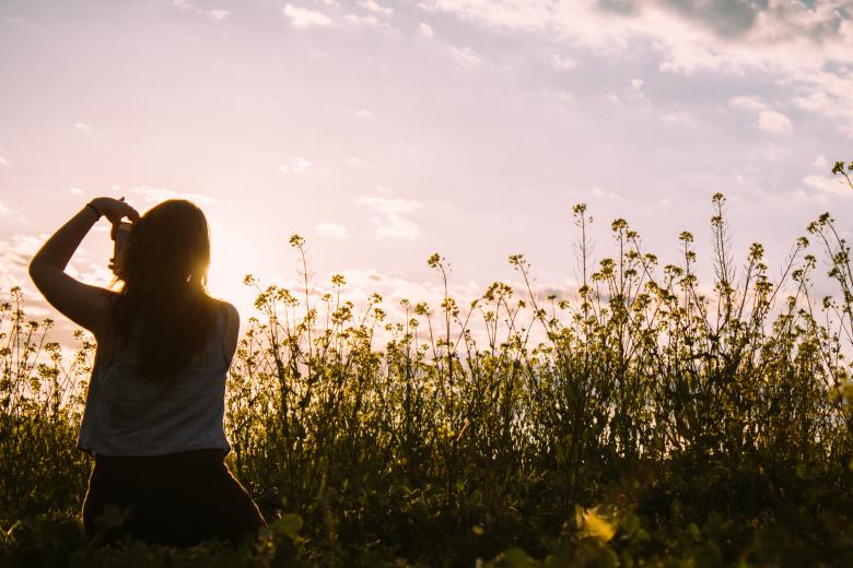 Free stock image of Girl in a field created by StockSnap
