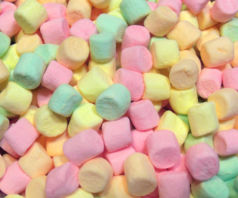 Free stock image of Colorful mini marshmallow texture created by David M