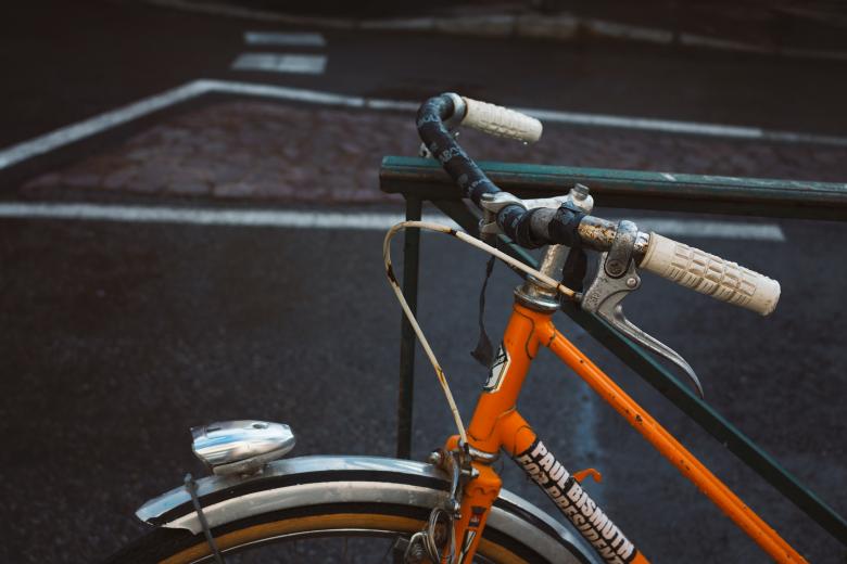 Free stock image of Orange Bicycle created by Unsplash
